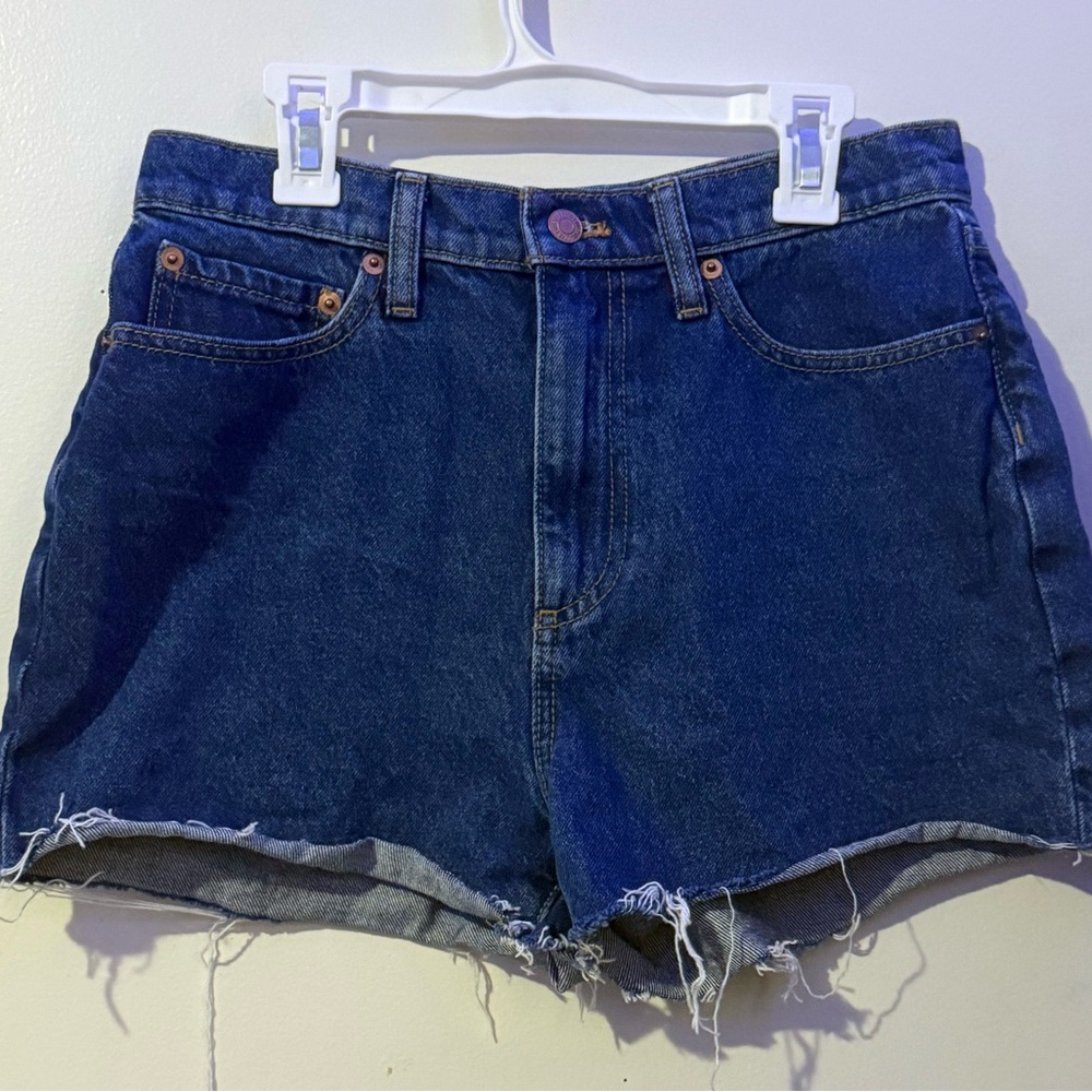 PINK Victoria's Secret Dark Blue Jean Shorts